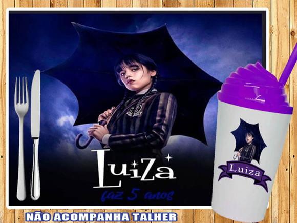 Jogo Americano Lavavel + Copo Twister Chantilly Vandinha
