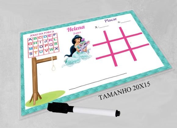 Jogo da Velha e Forca Personalizada da Jasmine