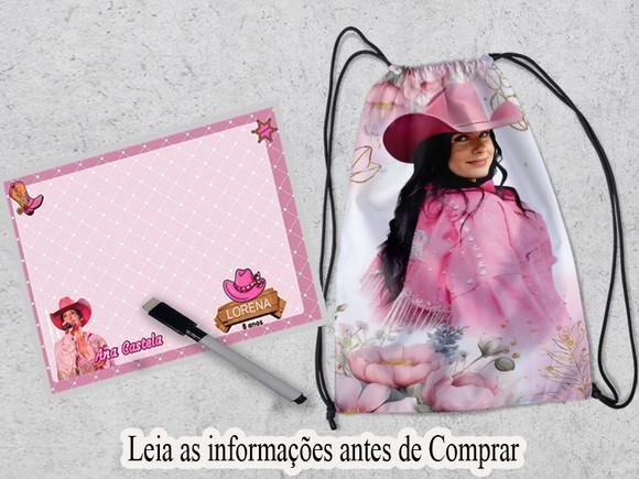 Kit da Ana Castela Mochila e Lousa Magica com Canetinha