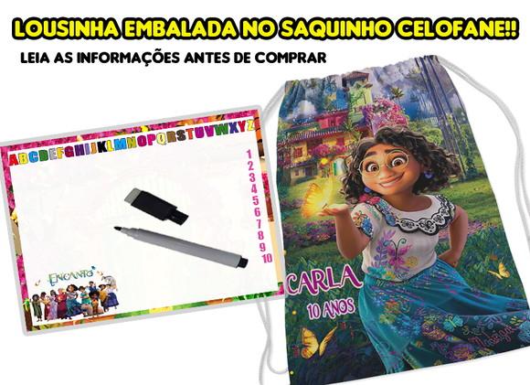Kit Mochilinha + Lousa Magica Encanto