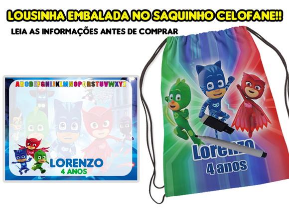 Kit Mochilinha e Lousa Magica Lembrancinhas