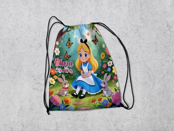 Lembrancinhas da Alice no Pais das Maravilhas Mochila