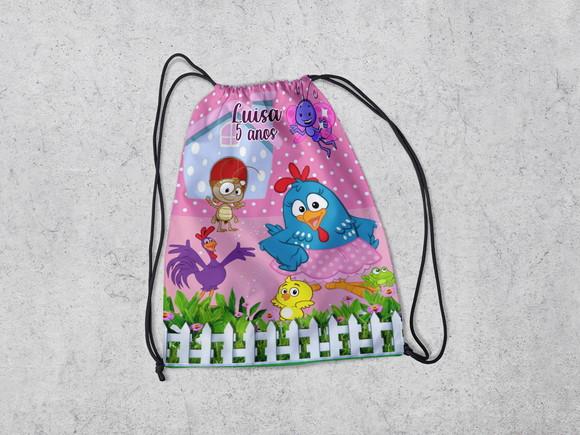 Lembrancinhas da Galinha Pintadinha Mochila Surpresa