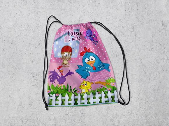 Lembrancinhas da Galinha Pintadinha Mochila Surpresa