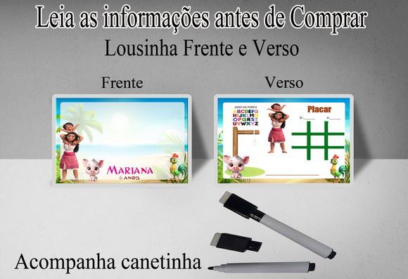 Lembrancinhas da Moanna Lousa Magica 3 em 1