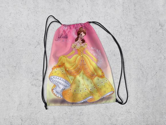 Lembrancinhas de Aniversario Bela e Fera Mochila Surpresa