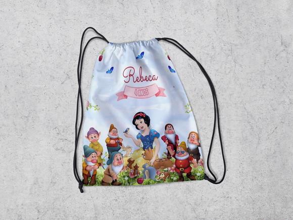 Lembrancinhas de Aniversario Branca de Neve Mochila