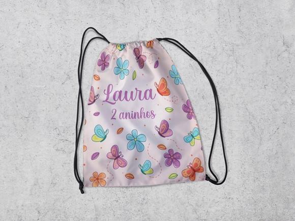 Lembrancinhas Jardim das Borboletas Mochila Surpresa