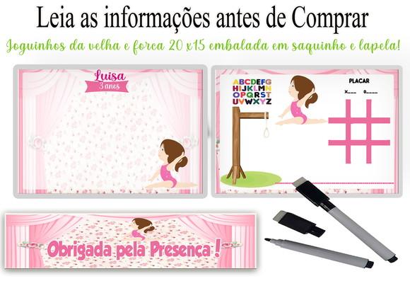 Lousa 3x1 e Canetinha Festa da Bailarina