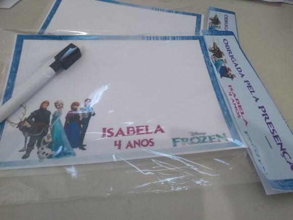 Lousa e Canetinha Magica da Frozen