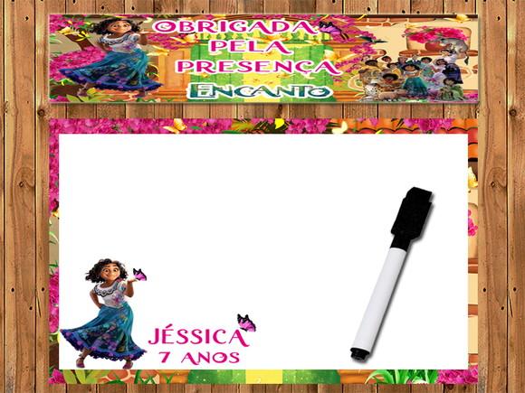 Lousa e Canetinha Magica Personalizado Encanto
