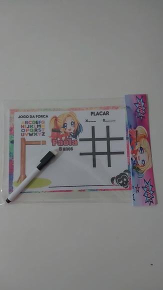 Joguinhos Forca e da Velha Arlequina