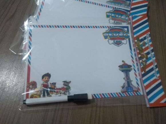Lousa Mágica 20x15 e Canetinha da Patrulha Canina