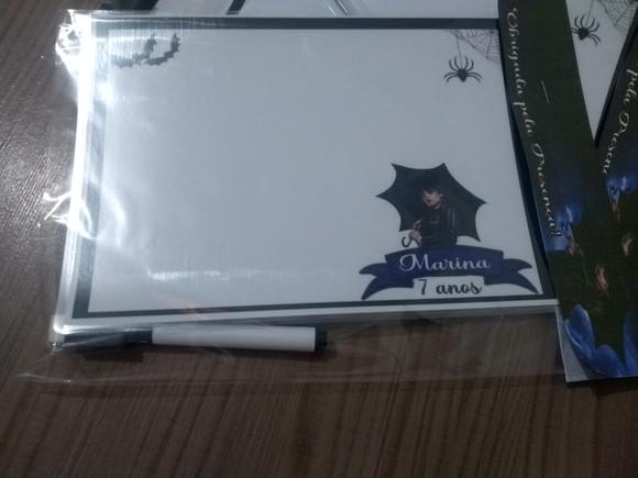 Lousa Magica 20x15 Personalizada + Canetinha Wandinha