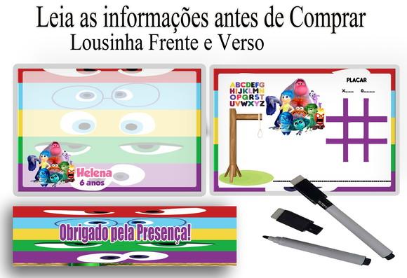 Lousa Magica 3x1 +canetinha Divertidamente 2