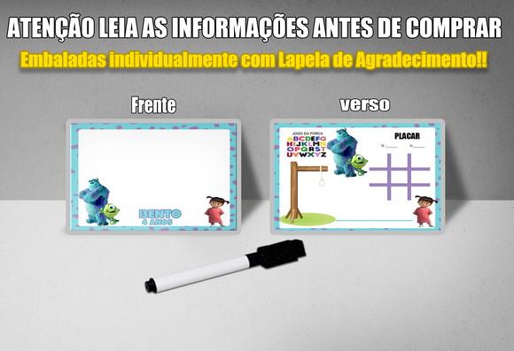Lousa Magica 3x1 com Canetinha dos Monstros S/a