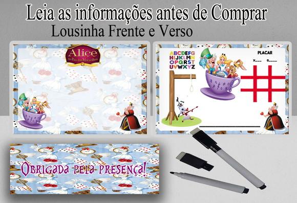 Lousa Magica 3x1 da Alice no Pais das Maravilhas