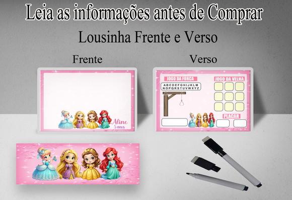 Lousa Magica 3x1 das Princesas Disney Cute