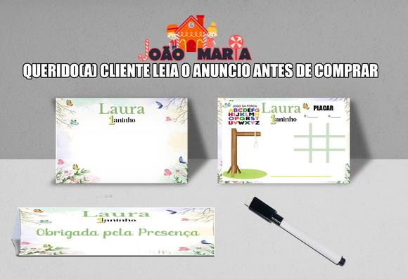 Lousa Magica 3x1 Lembrancinhas Jardim das Borboletas