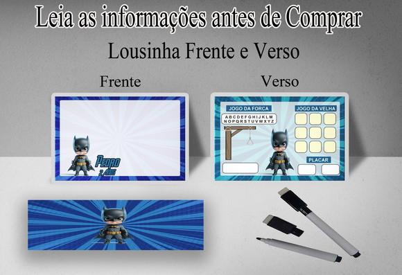 Lousa Magica 3x1 para Lembrancinhas do Batman