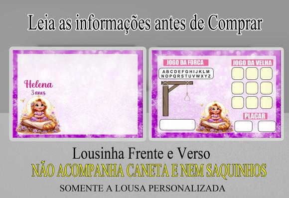 Lousa Magica 3x1 Rapunzel * Não Acompanha Caneta*