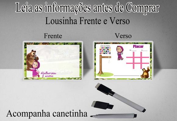 Lousa Magica 3x1+ Canetinha da Marsha e o Urso