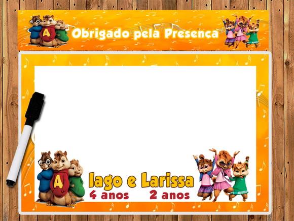 Lousa Magica com Caneta Magica Alvim e os Esquilos