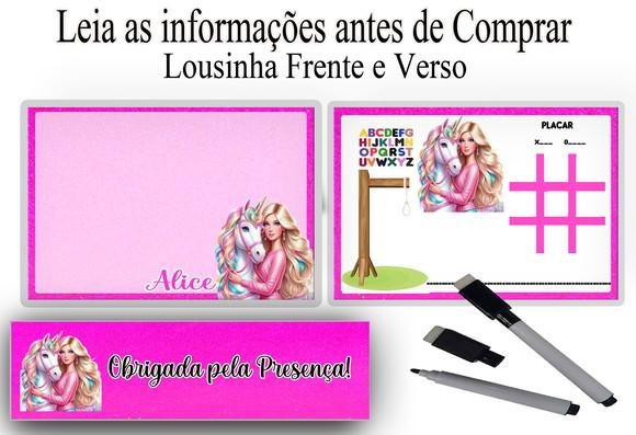 Lousa Magica com Canetinha Lembrancinhas da Barbie