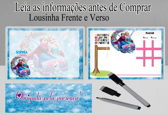 Lousa Magica com Canetinha para Festa da Frozen Elsa e Ana