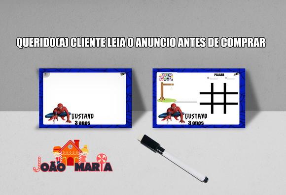 Lousa Magica e Canetinha do Homem Aranha