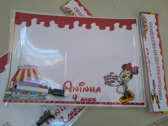 Lousa Magica e Canetinha Minnie Confeiteira