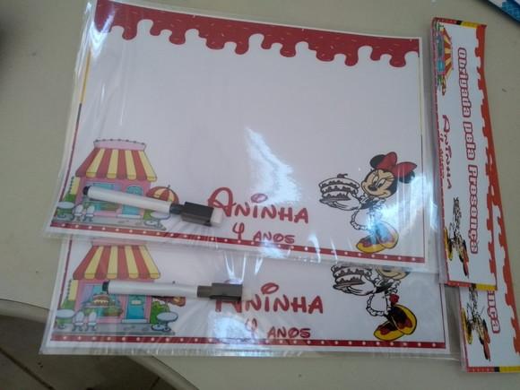 Lousa Magica e Canetinha Minnie Confeiteira