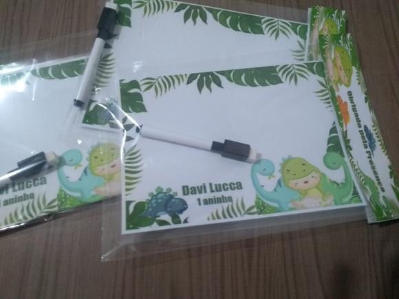 Lousa Magica e Canetinha Personalizada Safari