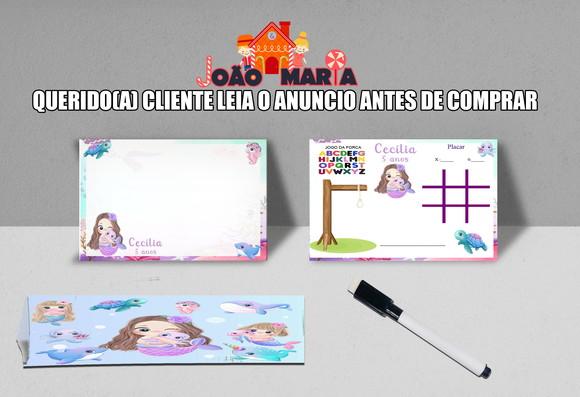 Lousa Magica e Canetinha Sereia Baby