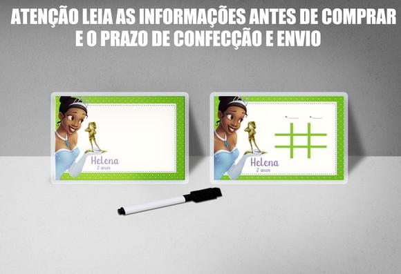 Lousa Magica Frente e Verso + Canetinha da Princesa Tiana