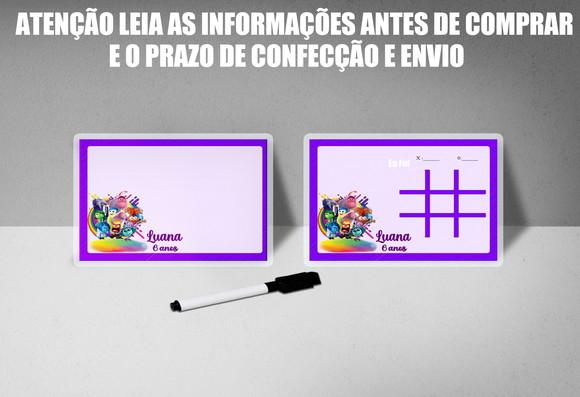 Lousa Magica Frente e Verso + Canetinha Divertidamente 2