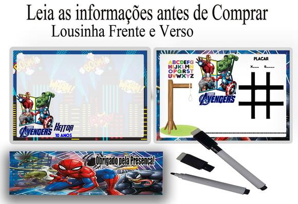 Lousa Magica para Lembrancinhas dos Vingadores