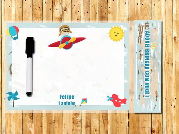 Lousa Magica Personalizada Aviador