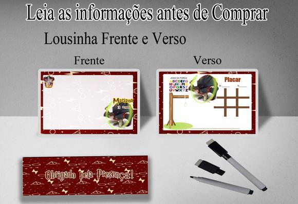 Lousa Magica Personalizada do Harry Potter