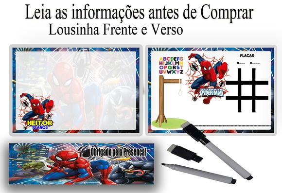 Lousa Magica Personalizada do Homem Aranha