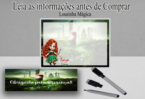 Lousa Magica Personalizada Valente