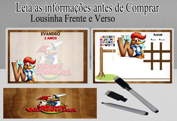 Lousa Magica Verso com Joguinhos do Pica Pau
