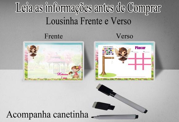 Lousa Magica3x1 e Canetinha Mundo das Fadas