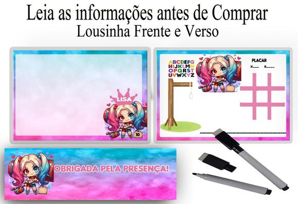Lousinha 3x1+ Canetinha Lembrancinhas Arquelina