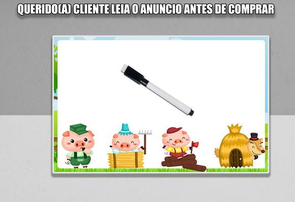 Lousinha com Canetinha Personalizada do 3 Porquinhos