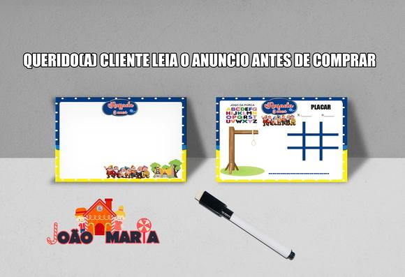 Lousinha e Canetinha Personalizada Branca de Neve