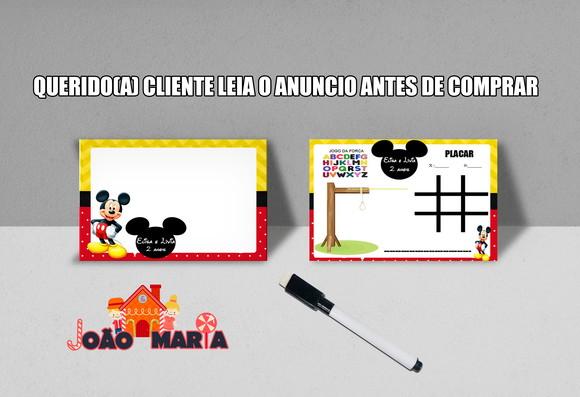 Lousinha e Canetinha Personalizada Mickey