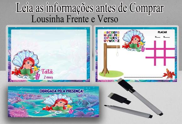 Lousinha Magica 3x1 da Sereia Ariel Baby