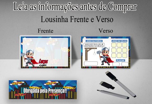 Lousinha Magica Personalizada do Tor