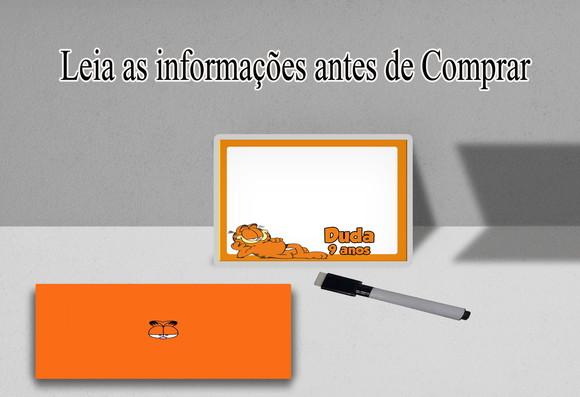 Lousinha Magica Personalizada Garfield
